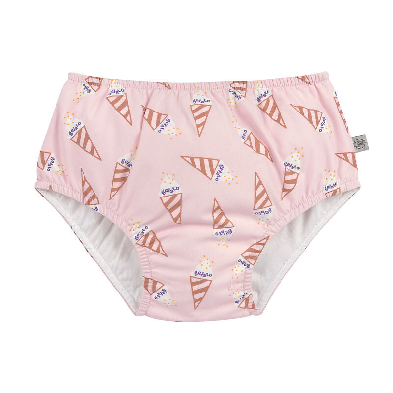 Costume contenitivo per mare e piscina, ICE CREAM PALE PINK da femmina, Lassig
