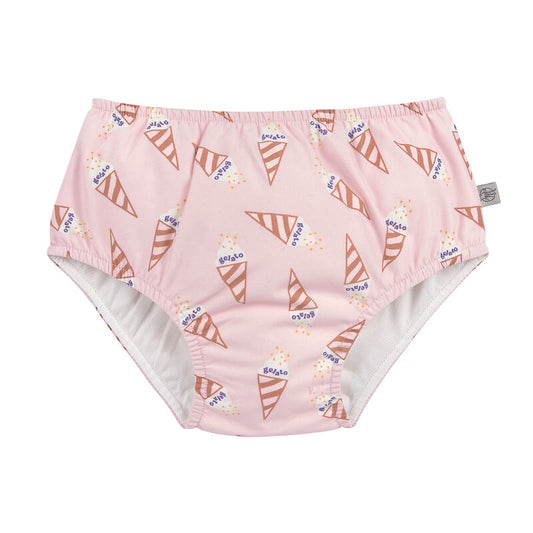 Costume contenitivo per mare e piscina, ICE CREAM PALE PINK da femmina, Lassig