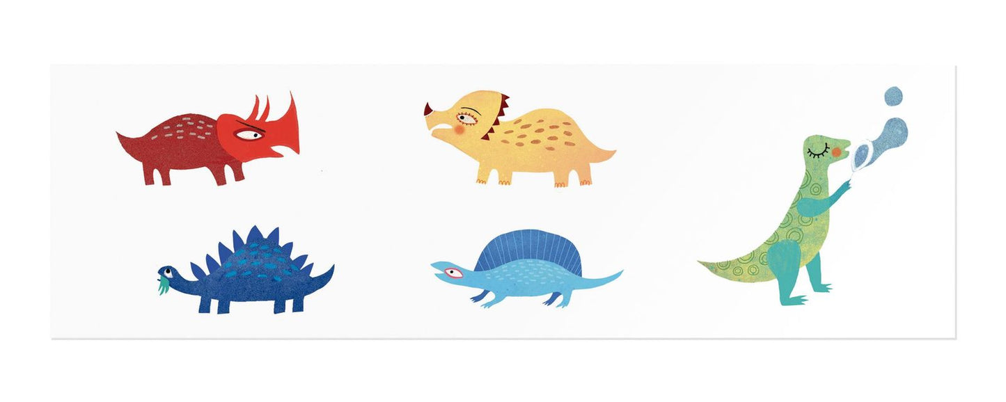 Londji, Dinosaurs Tatoos, 10 tatuaggi temporanei