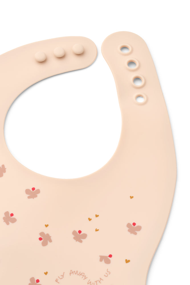 Set di due bavaglini in silicone con tasca, taglia unica, Liewood