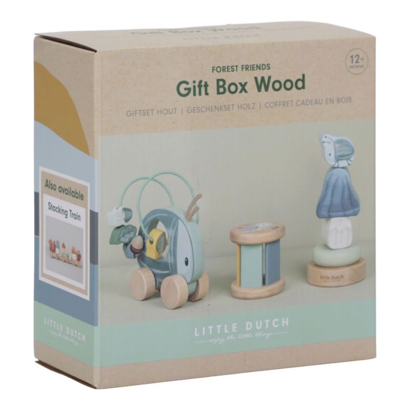 Gift Box Wood, Set regalo educativo in legno, Little Dutch