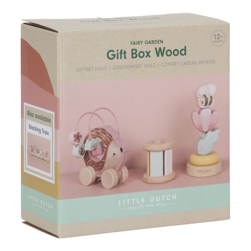 Gift Box Wood, Set regalo educativo in legno, Little Dutch