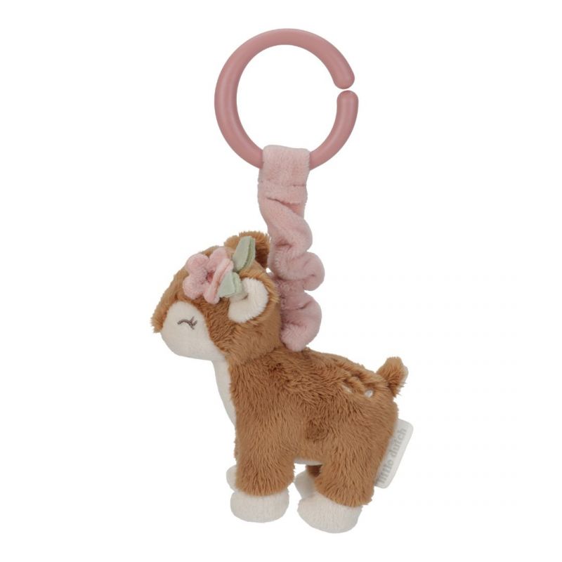 Gioco morbido multisensoriale Pull&shake cerbiatto, Little Dutch