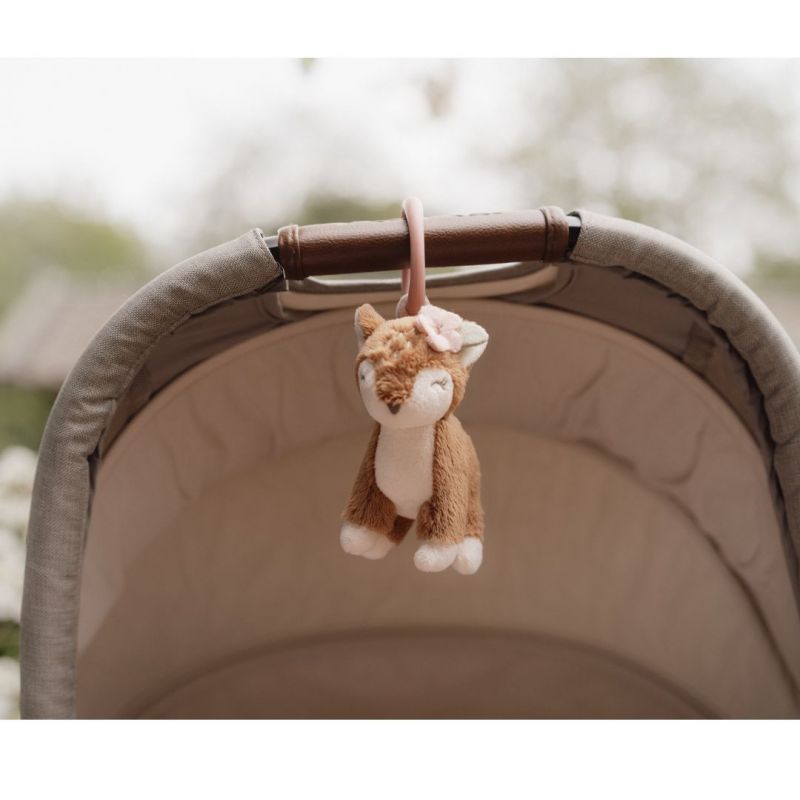 Gioco morbido multisensoriale Pull&shake cerbiatto, Little Dutch