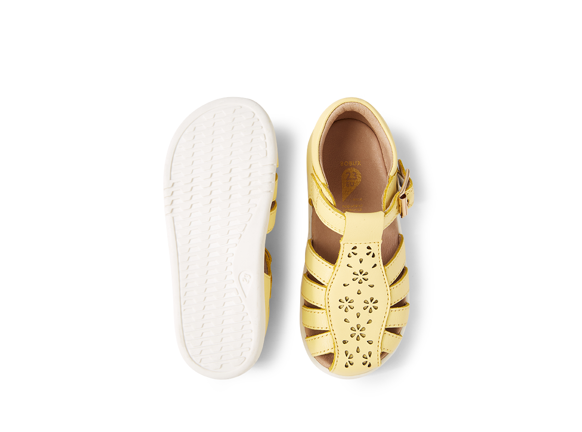 Bobux sandalo i walk per bambini dai 2 anni circa, modello Chelsea colore pale banana