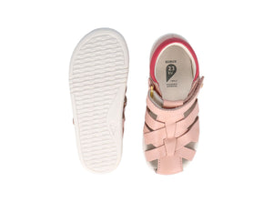 Sandalo, I walk Tropicana II colore rosa Seashell + Guava, Bobux