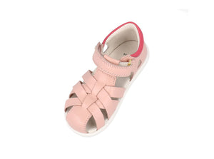 Sandalo, I walk Tropicana II colore rosa Seashell + Guava, Bobux