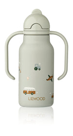 Borraccia termica 250 ml, con manici e cannuccia, Liewood