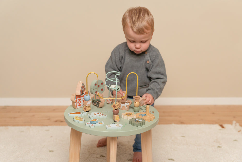 Activity Table, Tavolo multiattività in legno per bambini, Little Dutch