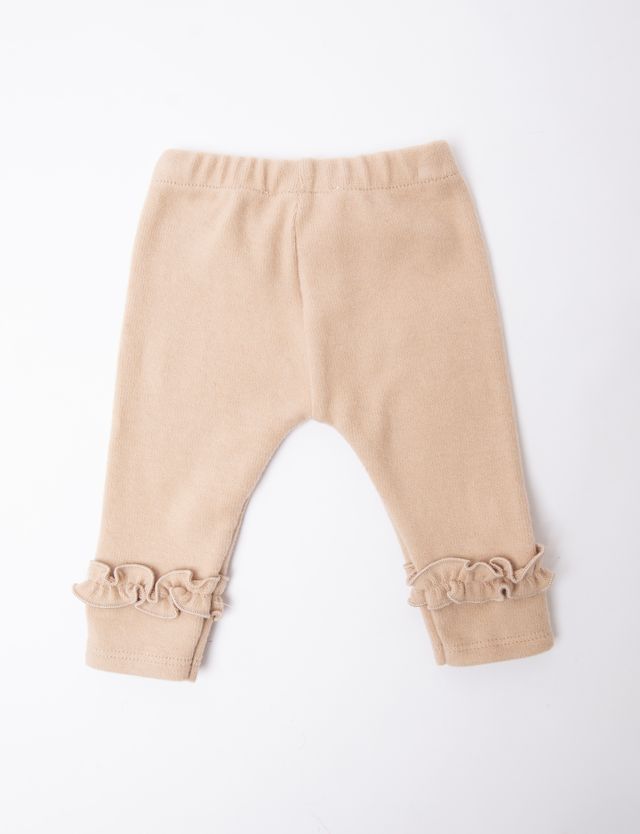 Leggings con bordo volant, SAND, Bamboom