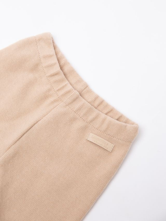 Leggings con bordo volant, SAND, Bamboom