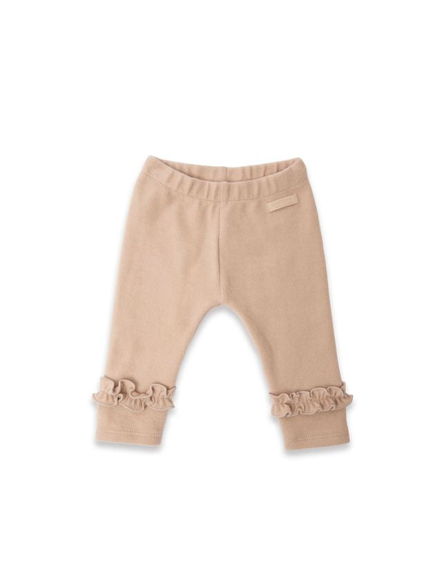 Leggings con bordo volant, SAND, Bamboom