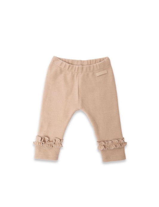 Leggings con bordo volant, SAND, Bamboom