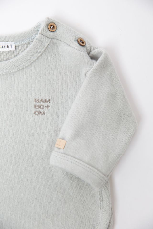Maglia ML, con apertura a spalla, ACQUA, bimbo, Bamboom