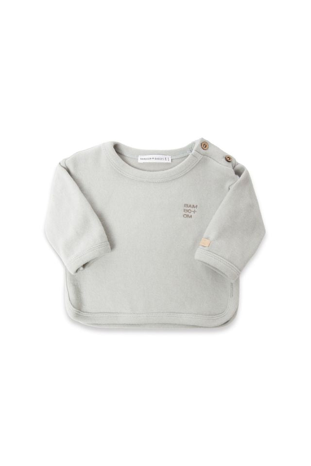 Maglia ML, con apertura a spalla, ACQUA, bimbo, Bamboom