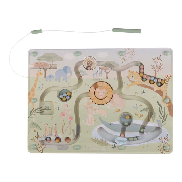 Magnetic Maze, labirinto magnetico a tema Safari Friends, Little Dutch