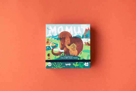 Packaging del Puzzle tascabile Mamut look & find 