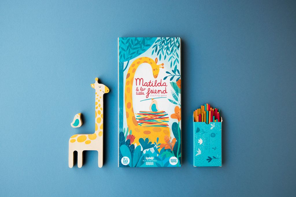 Matilda & her little friend- Stacking Game. Londji