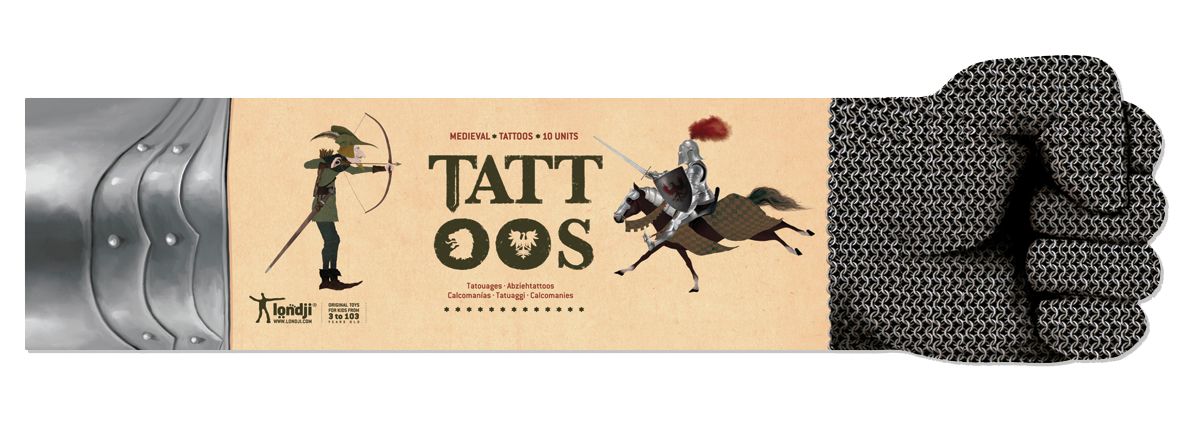 Londji, Medieval Tatoos, 10 tatuaggi temporanei