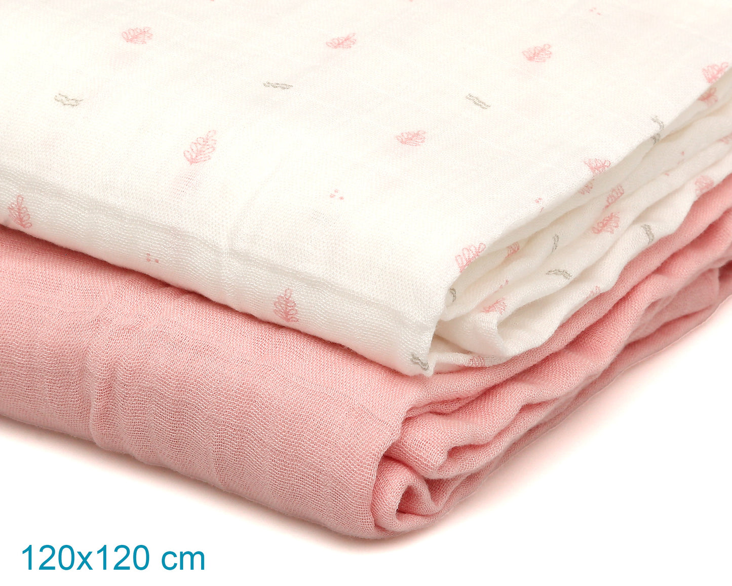 Mussoline in bambù e cotone, Set 2 pezzi, Kiokids