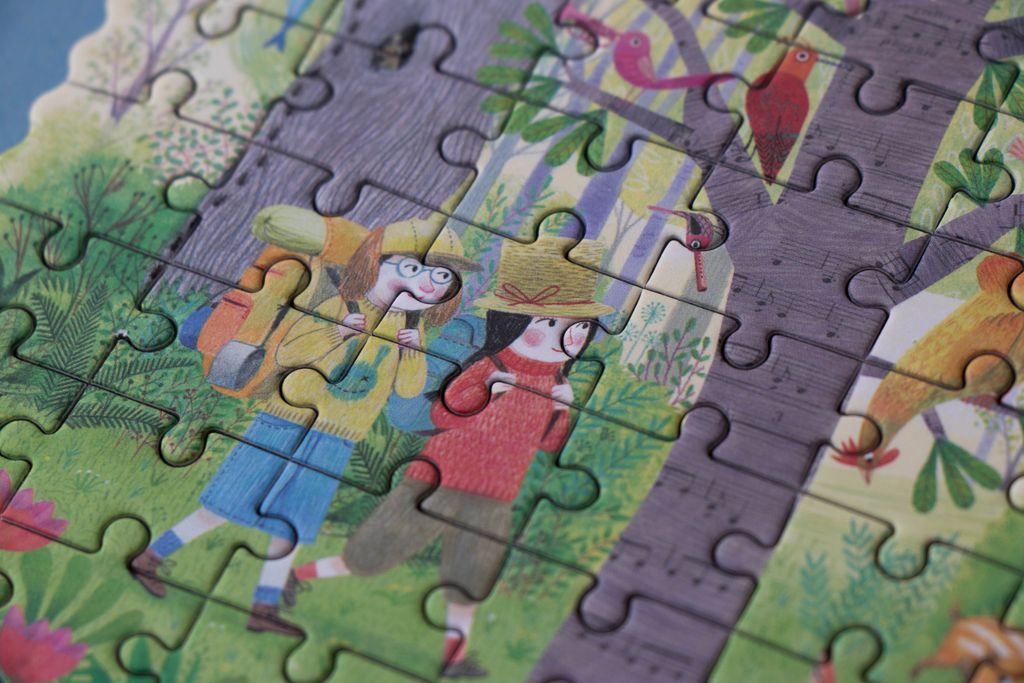Londji, Night & Day in the Forest, reversible puzzle