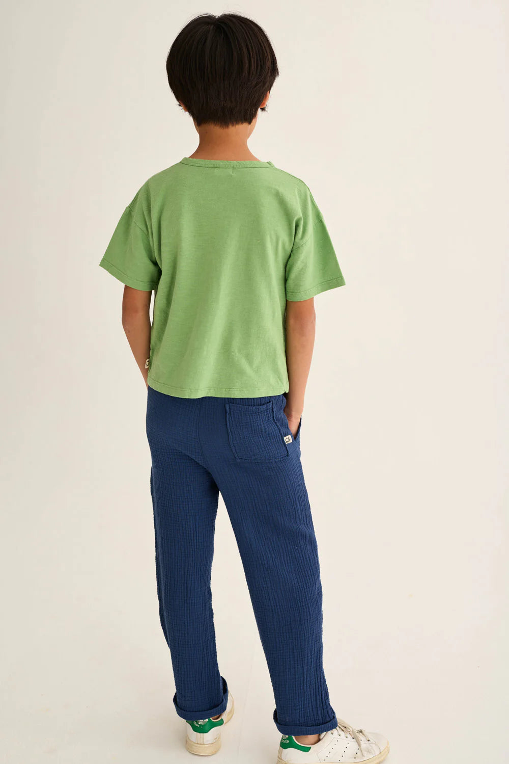 T-shirt OLMO, verde, con scritta Lemon pie, 100% cotone, Cozmo