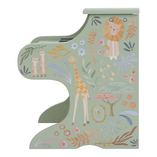 Pianoforte in legno, Wooden Piano, Safari Friends, Little dutch - Pisoli e Pannoli