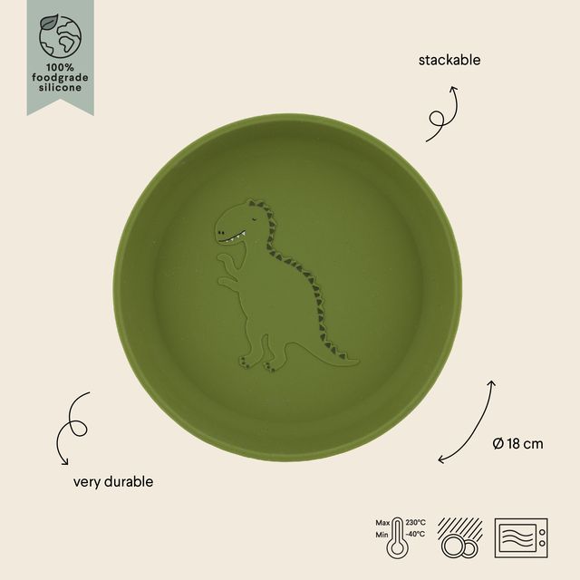 Piatto in silicone, Trixie, Mr Dino