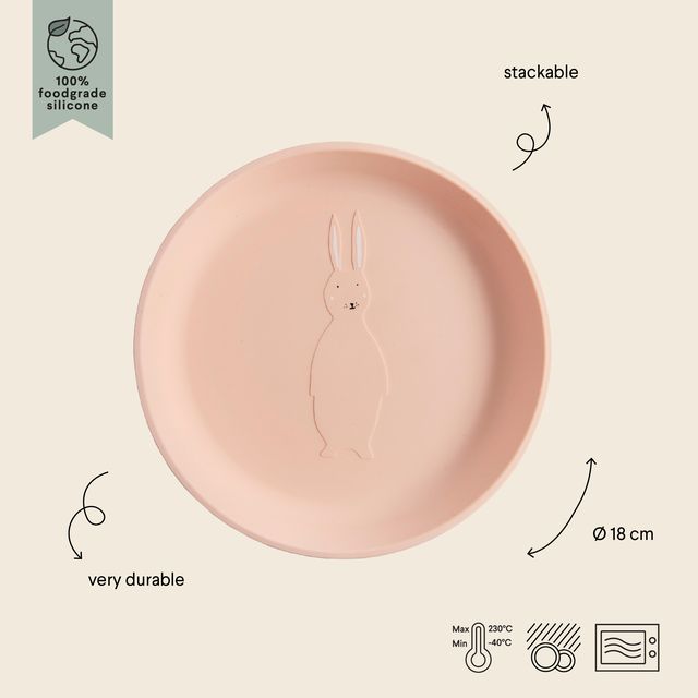Piatto in silicone, Trixie, Mrs Rabbit