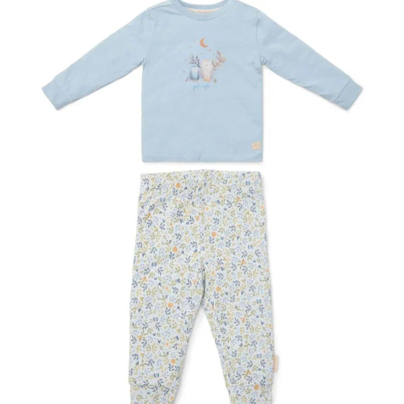 Pigiama a manica lunga 2 pezzi Pijama Forest Adventures, Little Dutch