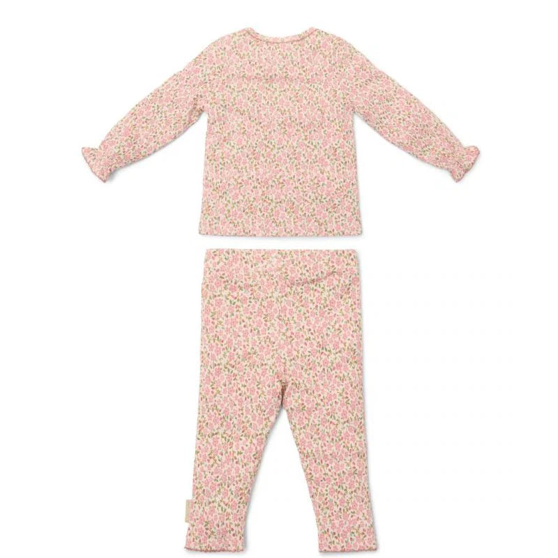 Pigiama a manica lunga 2 pezzi Pijama Fairy Floral, Little Dutch