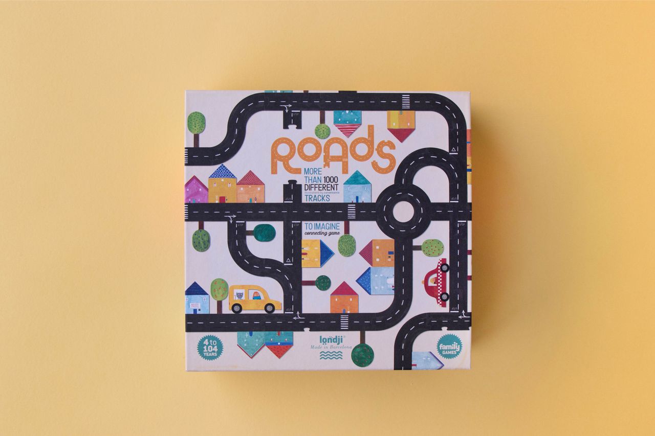Packaging Roads connecting game gioco cooperativoper tutta la famiglia