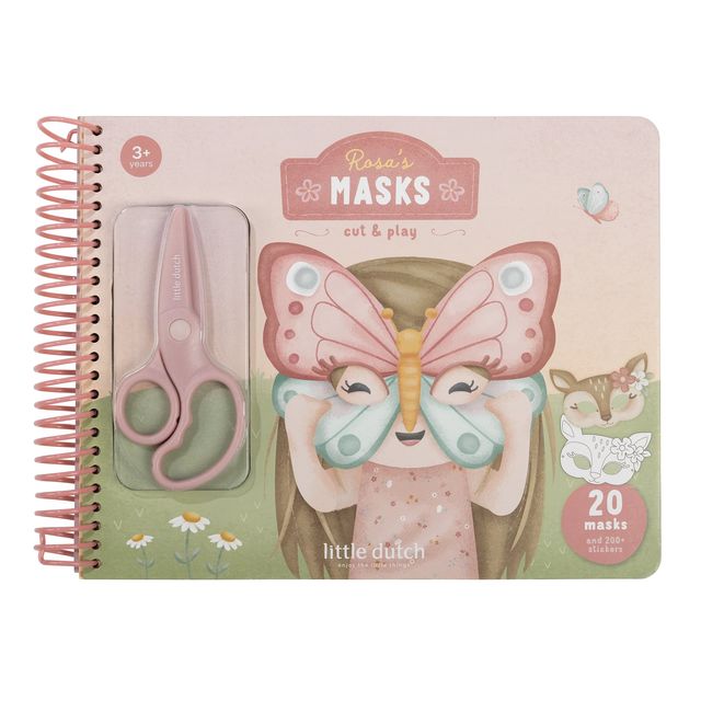 Gioco creativo, Rosa's Masks, cut & play, Little Dutch
