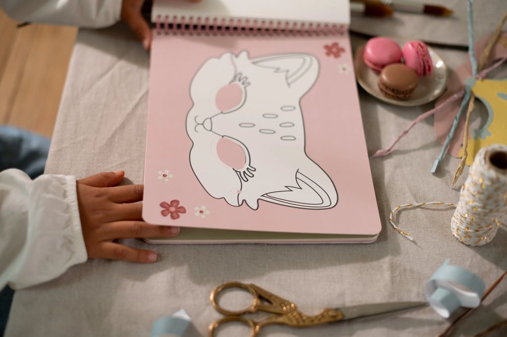 Gioco creativo, Rosa's Masks, cut & play, Little Dutch