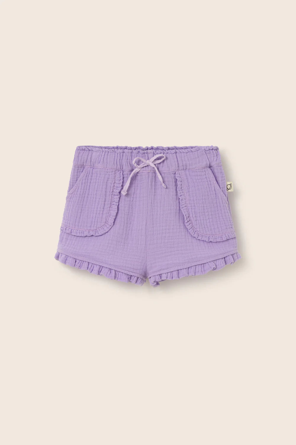 Completo bambina ARI fantasia lavander, Cozmo, top e pantaloncino