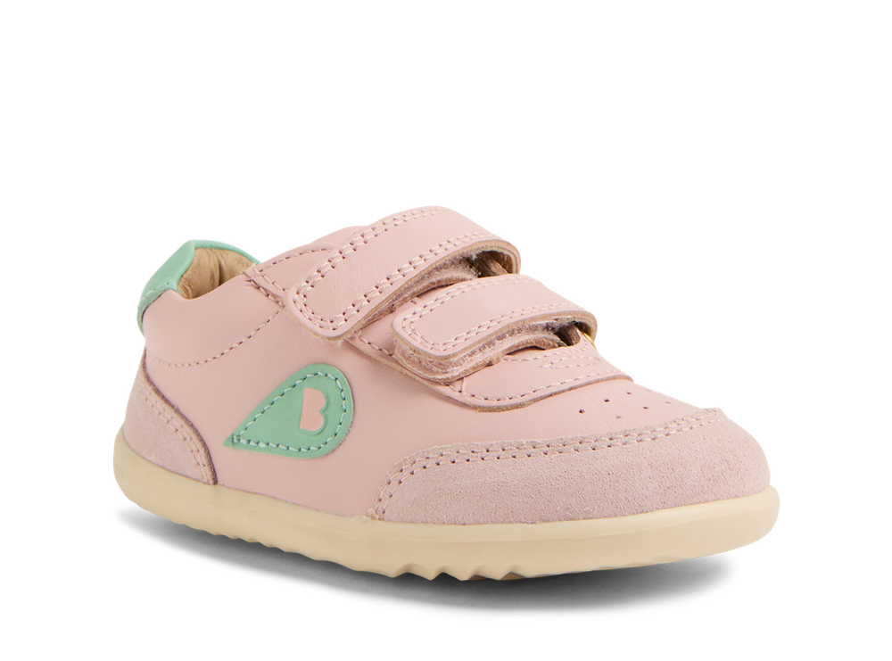 Bobux Step Up Champ scarpe in pelle, ballet pink-hemlock