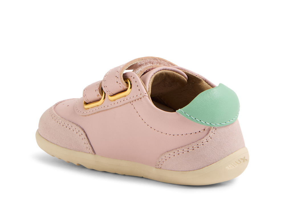 Bobux Step Up Champ scarpe in pelle, ballet pink-hemlock