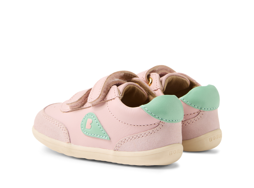 Bobux Step Up Champ scarpe in pelle, ballet pink-hemlock