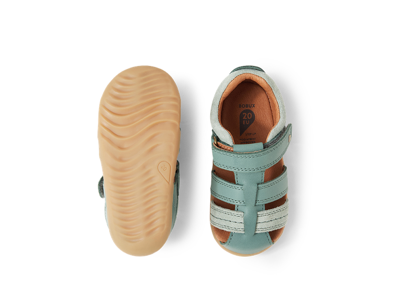 Bobux, sandalo per bambini Step up, modello Roam colore iceberg green