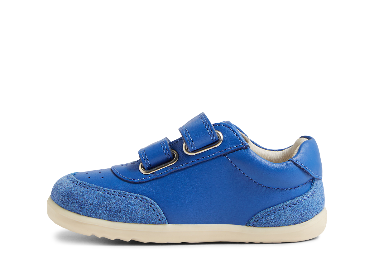 Bobux Step Up Champ scarpe primi passi in pelle, Olympian blue