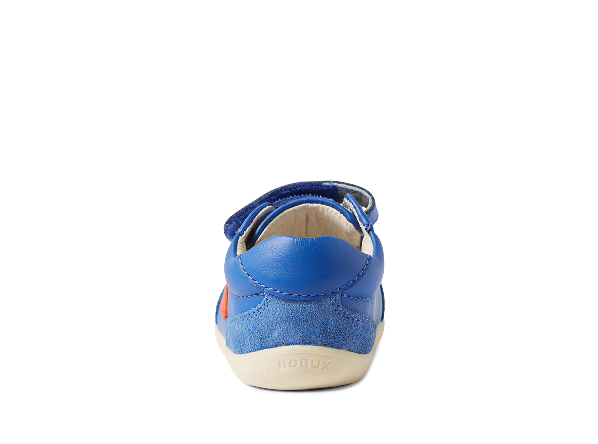 Bobux Step Up Champ scarpe primi passi in pelle, Olympian blue