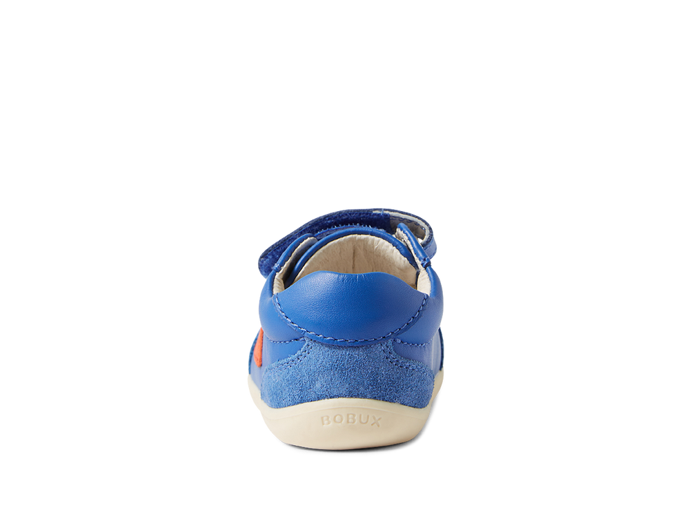 Bobux Step Up Champ scarpe primi passi in pelle, Olympian blue