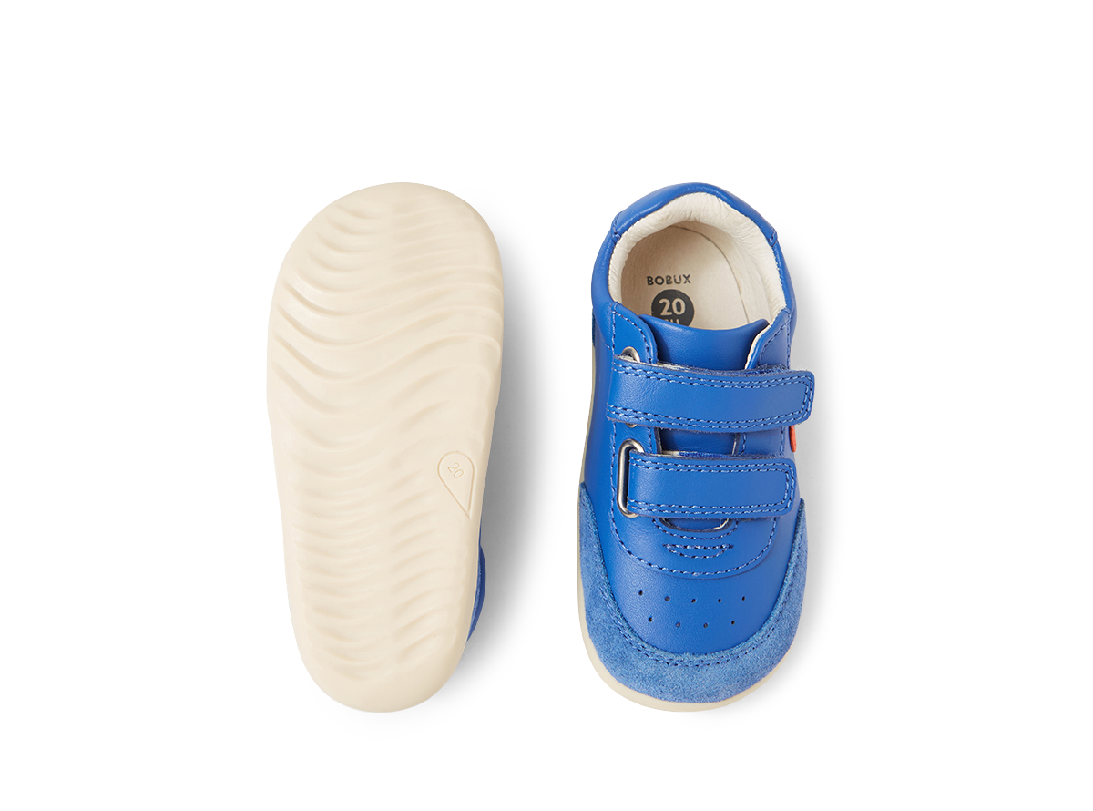 Bobux Step Up Champ scarpe primi passi in pelle, Olympian blue