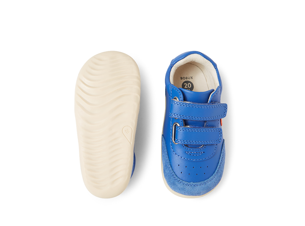 Bobux Step Up Champ scarpe primi passi in pelle, Olympian blue