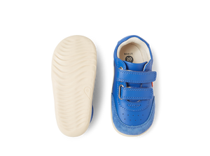 Bobux Step Up Champ scarpe primi passi in pelle, Olympian blue