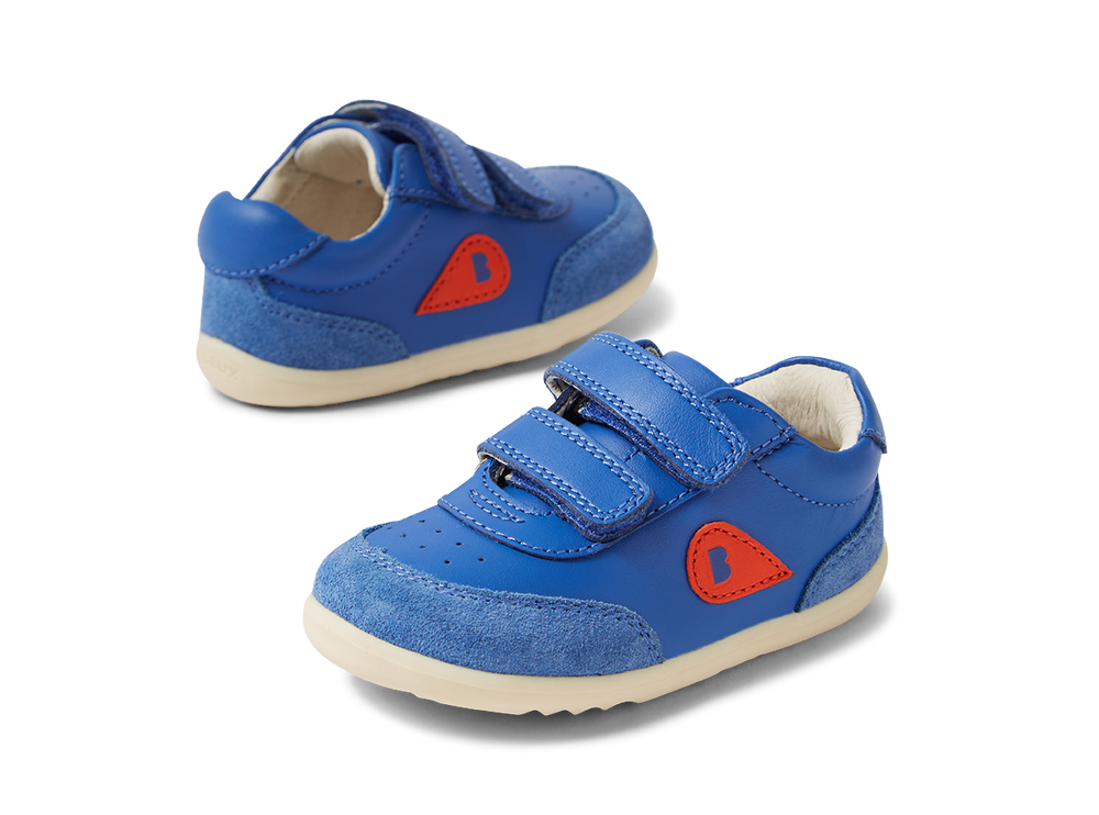 Bobux Step Up Champ scarpe primi passi in pelle, Olympian blue