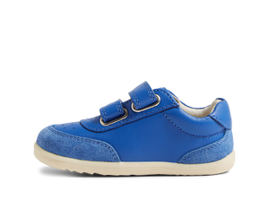 Bobux Step Up Champ scarpe primi passi in pelle, Olympian blue