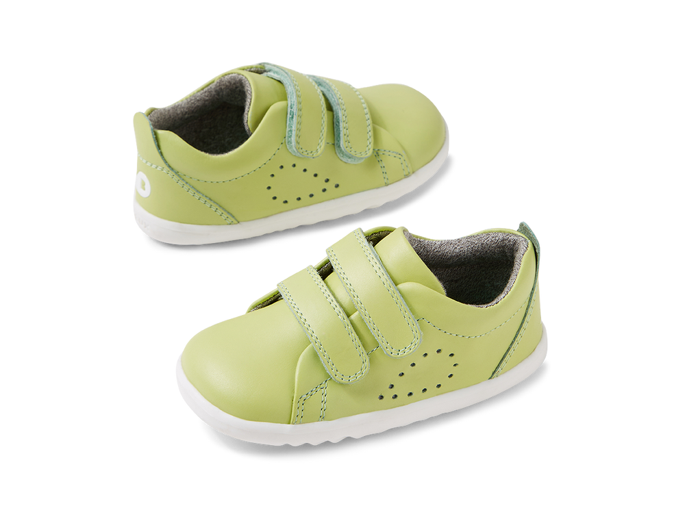 Bobux Step Up Grass Court shadow lime