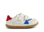 Bobux Step Up Hunter scarpe in pelle primi passi, colore white salsa