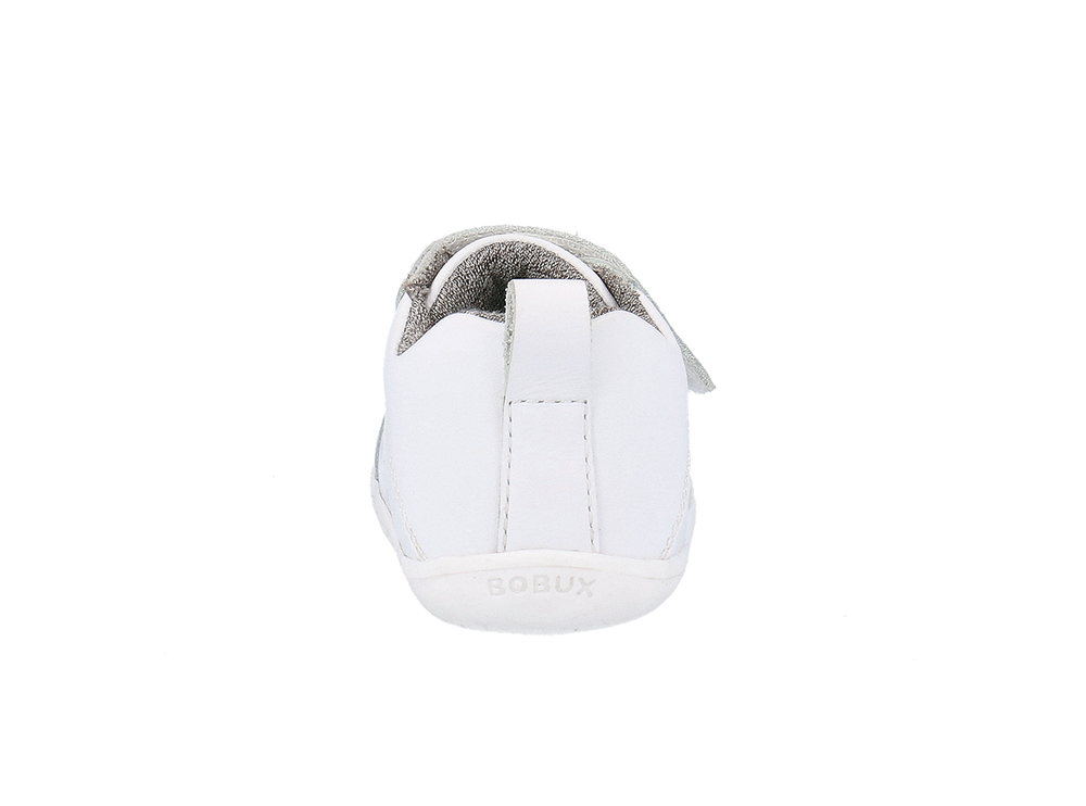 Bobux Step Up Pace, scarpe primi passi in pelle, colore optical white